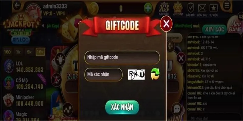 Code nổ hũ theo chương trình đua top