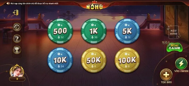 Game bài nổ hũ Mậu Binh